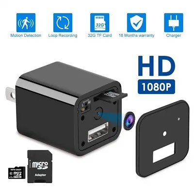 HD 1080P Mini Spy Camera Security Surveillance Hidden Motion Detection + 32G SD • $27.97
