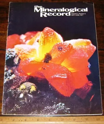 MINERALOGICAL RECORD MAGAZINE 1971  Vol Two #3 Complete Mineralogy Minerals Mine • $99.95