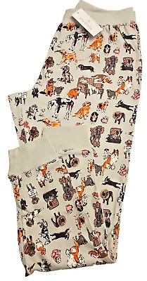 Vera Bradley Ribbed Jogger Pajama Pants -Dog Show Size Medium (8/10) • $40