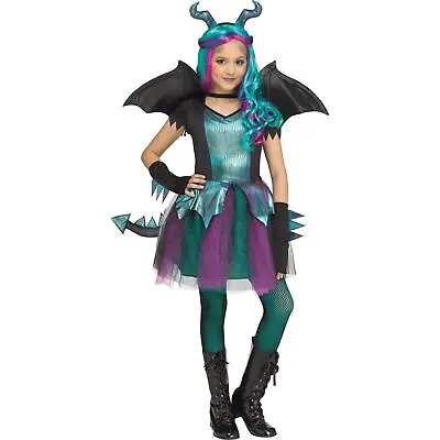 Dark Dragon Girls Halloween Costume Girls By Fun World • $51.95