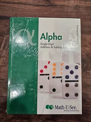 Math U See Alpha: Single Digit Addition & Subtraction Instruction Manual/DVD • $20