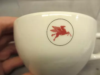 Mobil Oil Pegasus Coffee Cup Jackson China Flying Horse • $42.50