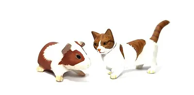 Cat And Mouse Miniature Animal Figurines Animal Sculptures 3D ART  (2 Pc.) • $0.55