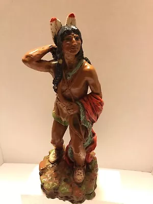 Vintage Indian Bow & Arrows 14.5  Statue 1970  Figure Universal Statuary • $25