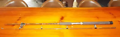 Vintage ABU GARCIA  FIVE STAR SS76MH 7'6  SPINNING ROD MADE IN USA 15-30LB LINE • $34