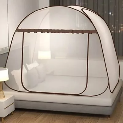 Simple Yurt Mosquito Net Portable Camping Tent Single Double Bed Canopy For Adul • $29