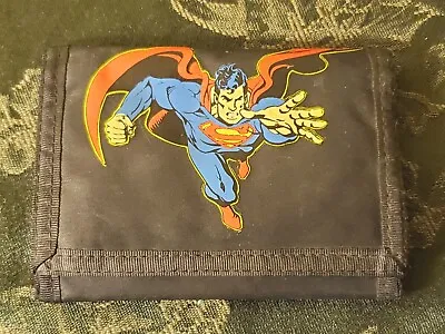 Vintage Superman Trifold Wallet 1991 DC Comics Perfect Condition Retro 90s • $19.99