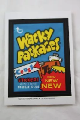 Wacky Packages Old School 4 Stickers Crust Yellow/Red On Blue Sticker • $1.74