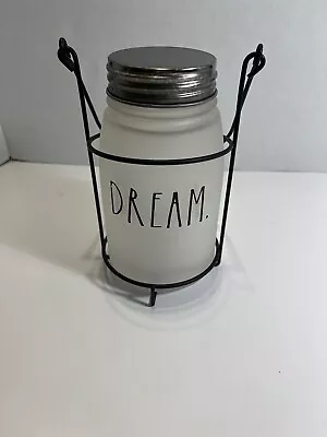 Rae Dunn DREAM Frosted Glass Mason Jar • $12