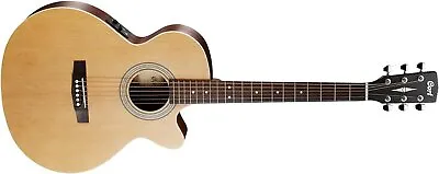 Cort 6 String Acoustic-Electric Guitar Right Open Pore Natural Full... • $259.99