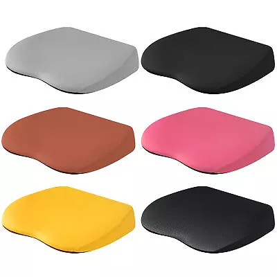 Memory Foam Thick Car Front Seat Cushion Office Chair Wedge Breathable Pad Mat • £26.98