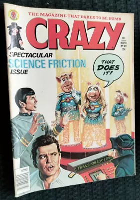 Marvel Crazy Magazine #60 March Spectacular Science Fiction Issue • $5