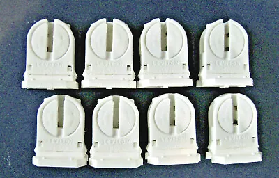 8x Leviton 13654-SNP Fluorescent T5 Mini-Bipin Lampholder 1.11  Unshunted Socket • $15.50