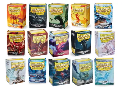 Dragon Shield Matte Standard Sleeves 100pk - Choose Your Colour - Pokemon MTG • £10.49