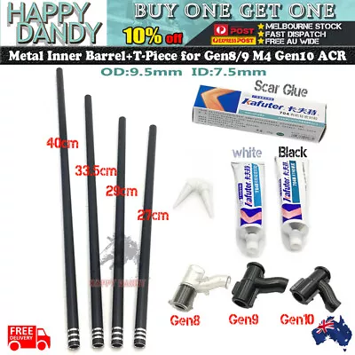 27.5/29/33.5/40cm Alloy Inner Barrel TPC Tube JM Gen 8 9 10 CYMA Gel Blaster J8 • $29.94