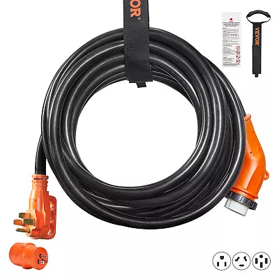 VEVOR 50ft RV Power Cord Generator Cord 50A NEMA SS2-50R/NEMA 14-50P ETL Listed • $197.86