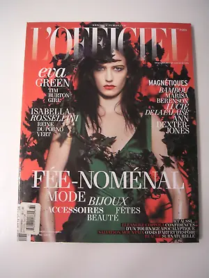 New: L'officiel French Fashion Magazine-#961-2011-2012-eva Green & De La Falaise • $19.50