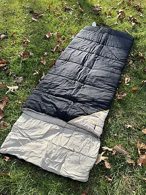 Eddie Bauer Sleeping Bag Rectangular 90  X 33  Black • $25.99