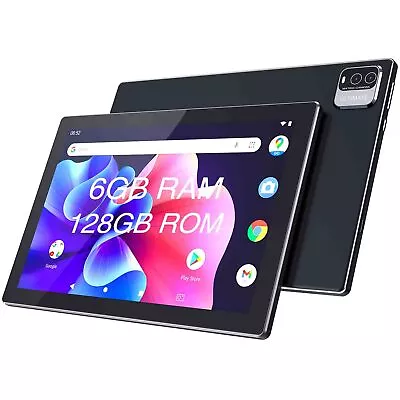 10  Tablet Android 11 Tablets 6GB+128GB Quad-Core 1.8GHz Dual Camera HD WiFi&BT • $41