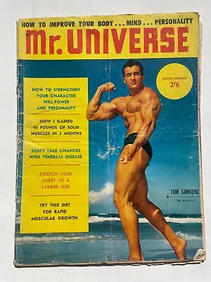 1953 Mr. Universe Body Building Magazine W/ Bill Pearl 1953 Mr. America • £29.76