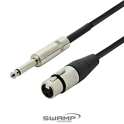 SWAMP Microphone Cable XLR(f) To 1/4  Mono • $16.99