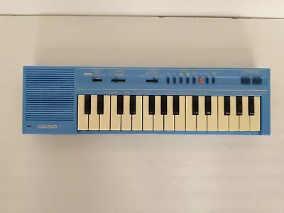 Casio PT-1 Mini Keyboard Synthesizer Blue • $110