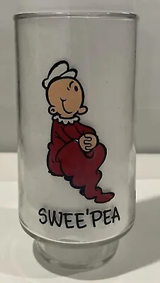Vintage 1975 Swee'pea Coca Cola Kollect A Set Series Drinking Glass Popeye • $5.95