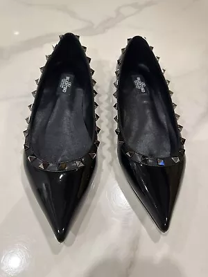 Valentino Garavani Rockstud Flat Shoes  Size40 • $130