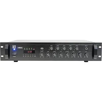 Bst Apm2836 5 Zone Pa Mixer Amplifier 350w Usb Bluetooth Fm & Remote Control • £489.50