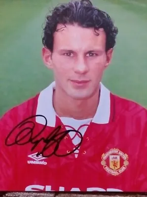 £17.99 • Buy Manchester United Ryan Giggs Hand Signed 10x8 Photograph