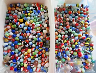 Lot Of 530+ Vintage Mix Marbles Mixed Lot Akro Agate Style • $63