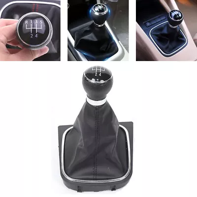 5 Speed Gear Shift Knob Gaitor Boot Cover For VW Golf/Rabbit/Jetta MK5 2004-2009 • $17.34