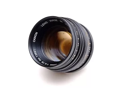 ULTRA FAST Vintage Canon F/0.78 25mm C-Mount Cine Lens For 16mm. • £150