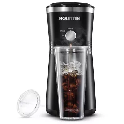 Gourmia Iced Coffee Maker With 25 Fl Oz. Reusable Tumbler Black • $23.69