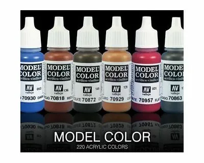 Vallejo Model Color & Liquid Gold Acrylic Paint 17 ML - Many To Choose From • $3.59