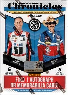 2023 Panini Chronicles NASCAR Racing Blaster Box New Sealed • $22.90