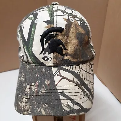 Cap Hat - Michigan State Spartans - Signatures  - Mossy Oak - Winter  Adjustable • $9.95