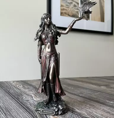 Morrigan Celtic Goddess Of Birth And Death Bronze Sculpture Figurine Statue Gift • $74.95