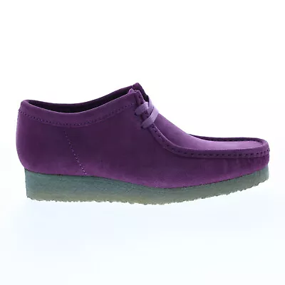 Clarks Wallabee 26168860 Mens Purple Suede Oxfords & Lace Ups Casual Shoes • $96.99