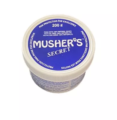 Musher's Secret Dog Paw Protection Wax Moisturizer 200grams (7 Oz.) READ • $19.99