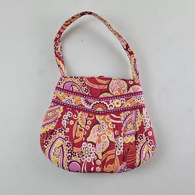 Vera Bradley Hannah Purse Shoulder Bag Retired Raspberry Fizz Bucket Handbag • $24.92