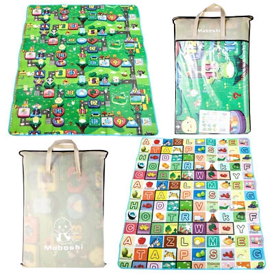 200x180cm Play Mat 2 Sided Baby Kids Crawling Educational Soft Foam Game Carpet • £11.59