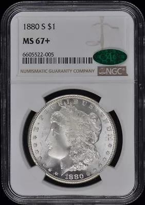 1880-S Morgan Dollar S$1 NGC MS67+ (CAC) • $1801.99