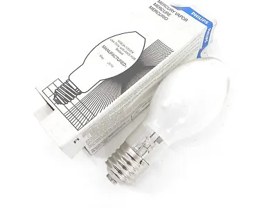 NEW Philips H38JA-100/DX Mogul 100 Watt Bulb HID Mercury Vapor Lamp ANSI H38 NOS • $24.95