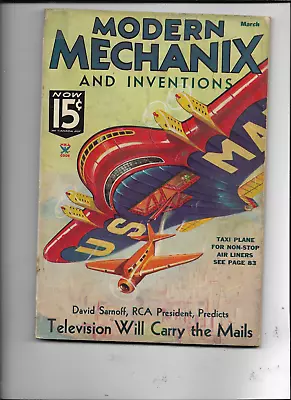 Modern Mechanix And Inventions Magazine--------march 1935 • $19.99