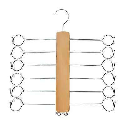 6 Layers Tank Tops Cloth HangersMetal Space Saving Bra Closet Organizer Rack • $26.27