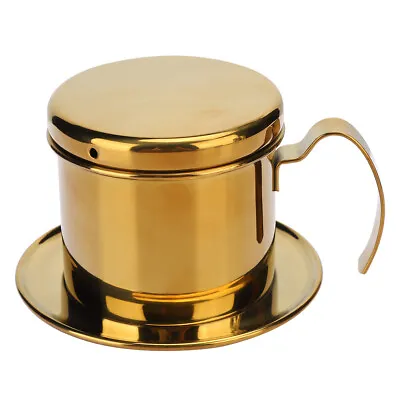 Stainless Steel Vietnamese Style Coffee Maker Pot Coffee Drip Brewer Home Ho HOT • $16.15