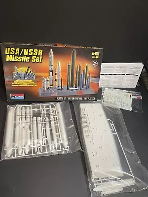 USA/USSR Missile Set 1:144 Monogram 85-7860 Skill 2 Model Kit NEW Open Box 2013 • $40