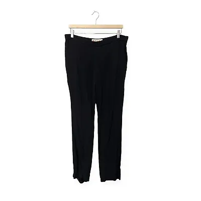 Marni Black Straight Leg Pants Size 46 US Size XL Viscose • $59.99