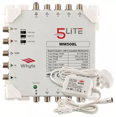 WM508L Series 5 Lite Multiswitch 5 Wire 8 Way - 10034 • £101.09